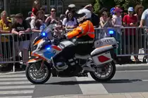 BMW R 1250 RT, der Polizei von Luxemburg, war bei der Militärparade in Luxemburgstadt dabei. 23.06.2023