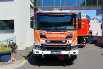 Berufsfeuerwehr Kassel Scania P410 RW-Kran am 04.06.23 beim Tag der offenen Tür