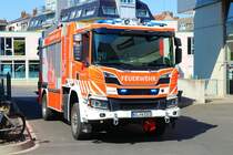 Berufsfeuerwehr Kassel Scania P410 RW-Kran am 04.06.23 beim Tag der offenen Tür