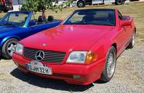 =MB der Baureihe 129 steht beim Oldtimertreffen in Ostheim, 07-2022