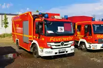 Feuerwehr Rodgau Süd Mercedes Benz Atego GW-L am 08.06.23 beim Tag der offenen Tür