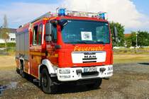 Feuerwehr Rodgau Süd MAN TGM StlF20/25 am 08.06.23 beim Tag der offenen Tür