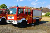 Feuerwehr Rodgau Süd MAN TGM StlF20/25 am 08.06.23 beim Tag der offenen Tür