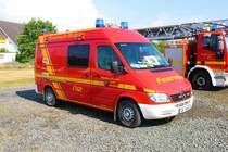 Feuerwehr Rodgau Süd Mercedes Benz Sprinter ELW (alt) am 08.06.23 beim Tag der offenen Tür