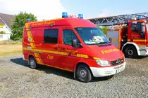 Feuerwehr Rodgau Süd Mercedes Benz Sprinter ELW (alt) am 08.06.23 beim Tag der offenen Tür