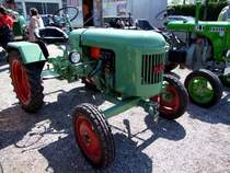 HATZ; Typ E85F mit 10PS und 570cm aus dem Jahr 1955 nimmt an der Oldtimerausstellung in St.Martin/Innkreis teil; 090419