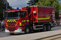 Scania G 480, Absetzkipper des CGDIS nahm an der Militärparade in der Stadt Luxemburg teil. 23.06.2023