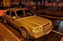 Mercedes-Benz E-Klasse W124. Foto: Dezember, 2021.