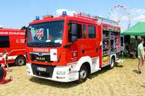 Feuerwehr Münster (Hessen) MAN TGM MLF am 08.06.23 auf dem Hessentag in Pfungstadt