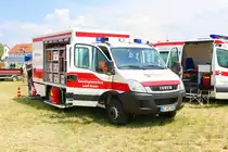 Malteser IVECO Daily GW-San am 08.06.23 auf dem Hessentag in Pfungstadt