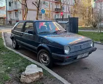 VW Golf II. Foto: März, 2022.