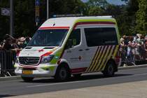 Mercedes Benz Sprinter, als Teilnehmer der Militärparade in der Stadt Luxemburg. 23.06.2023