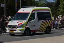 Mercedes Benz Sprinter, als Teilnehmer der Militärparade in der Stadt Luxemburg. 23.06.2023
