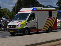 Mercedes Benz Sprinter, als Teilnehmer der Militärparade in der Stadt Luxemburg. 23.06.2023