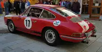 =Porsche 911, Bj. 1965, 1990 ccm, 208 PS, während der Präsentation der Rennteilnehmer des Rossbergrennens  Edelweiss-Bergpreis  2022 im Markt Berchtesgaden.