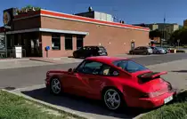 Rückansicht: Porsche 911 Carrera 4 (964). Foto. 06.2023.