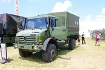 Bundeswehr Mercedes Benz Unimog U5000 am 08.06.23 auf dem Hessentag in Pfungstadt