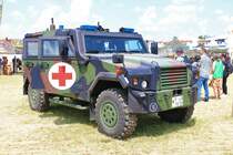 Bundeswehr Mowag Eagle am 08.06.23 auf dem Hessentag in Pfungstadt