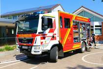 Feuerwehr Rödermark MAN TGM HLF10 am 17.06.23 bei einer Jugendfeuerwehrübung in Rödermark