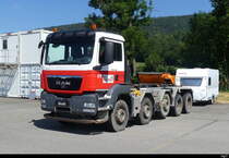 MAN Transporter abgestellt in Develier am 24.06.2023