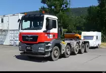 MAN Transporter abgestellt in Develier am 24.06.2023