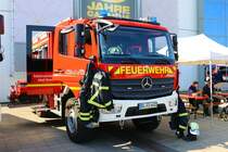 Feuerwehr Weiterstadt Mercedes Benz Atego LF20 Kats am 24.06.23 beim Tag der Retter in Weiterstadt