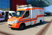 Die Johanniter Mercedes Benz Sprinter RTW am 24.06.23 beim Tag der Retter in Weiterstadt