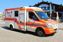 Die Johanniter Mercedes Benz Sprinter RTW am 24.06.23 beim Tag der Retter in Weiterstadt