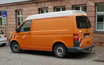 =VW T5 vom Bauhof der Stadt MILTENBERG, gesehen im Dezember 2022