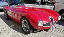 =Alfa Romeo Barchetta, Bj. 1963, 1889 ccm, 120 PS, gesehen bei der Fahrzeugabnahme anl. des Rossfeldrennens  Edelweiss-Bergpreis  2022 im Markt Berchtesgaden.