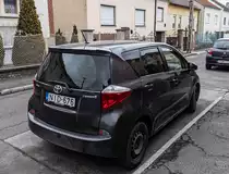 Rückansicht: Toyota Verso S. Foto: 01.2022.