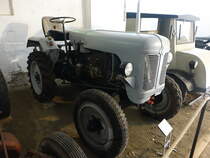 Radtraktor LD20, Hersteller MIAG Mühlenbau und Industrie AG, Baujahr 1939, 22 PS, 2 Zyl. Dieselmotor, Deutsches Landwirtschaftsmuseum Blankenhain (25.06.2023)