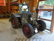 Bauern Bulldog HN5, Heinrich Lanz AG Mannheim, Baujahr, 20 PS, Deutsches Landwirtschaftsmuseum Blankenhain (25.06.2023)