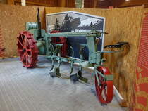 Motortragpflug Wende-Stock, Baujahr 1924, Stock Motorpflug AG Berlin, 20 PS, Deutsches Landwirtschaftsmuseum Blankenhain (25.06.2023)