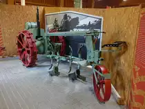 Motortragpflug Wende-Stock, Baujahr 1924, Stock Motorpflug AG Berlin, 20 PS, Deutsches Landwirtschaftsmuseum Blankenhain (25.06.2023)