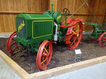 Pöhl Ackerbaumaschine, Pöhl Werke Gößnitz, Baujahr 1929, 28 PS, Deutsches Landwirtschaftsmuseum Blankenhain (25.06.2023)