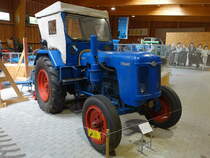 Radtraktor RS 01/40 II-Harz, VEB Schlepperwerk Nordhausen, Baujahr 1956, 40 PS, Deutsches Landwirtschaftsmuseum Blankenhain (25.06.2023)