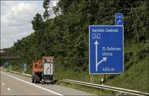 ATEGO 1828  PALIFT  zwischen Hemer und der Anschlussstelle Iserlohn-Seilersee.