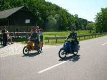 Simson Schwalbe KR51/2 beim Umzug anllich 800Jahre Burkhardtsdorf