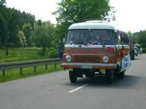 Robur LO Bus im Umzug beim Heimatfest 800Jahre Burkhardtsdorf