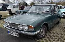 =Triumph 2000 steht auf der Ausstellungsfläche der Technorama 2023 in Kassel