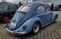 =VW Käfer steht auf der Ausstellungsfläche der Technorama 2023 in Kassel