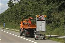 ATEGO 1828  PALIFT  zwischen Hemer und der Anschlussstelle Iserlohn-Seilersee.