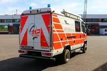 Feuerwehr Aschaffenburg Mercedes Benz Vario GW-W1 (Florian Aschaffenburg 1/91-1) am 01.07.23 bei einen Fototermin. Vielen Dank für das tolle Shooting