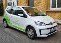 =VW UP des ambulanten Pflegedienstes BERTELMANN steht im März 2023 in Fulda