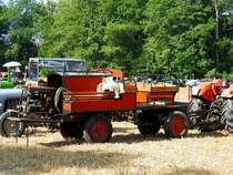 Spritzenwagen mit aufgebauter Konrad-Rosenbauer Pumpe, der FF-Schnölzenberg; anlässlich der 16.Wadholz-Classic2023; 230723