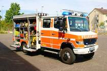 Feuerwehr Aschaffenburg Mercedes Benz Vario MLF (Florian Aschaffenburg 1/47-1) am 01.07.23 bei einen Fototermin. Vielen Dank für das tolle Shooting