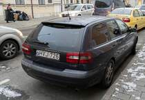 Diesen Volvo V40 (Rückansicht) habe ich in Januar, 2022 gesehen.