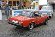 MG TD, Bj. 1951, 135 PS, steht in 36088 Hnfeld in der Startaufstellung zur ADAC-Oldtimersternfahrt zum Hessentag nach Langenselbold, 06.06.2009


