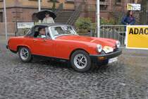 MG steht in 36088 Hnfeld vor dem Start zur ADAC-Oldtimersternfahrt zum Hessentag nach Langenselbold, 06.06.2009

